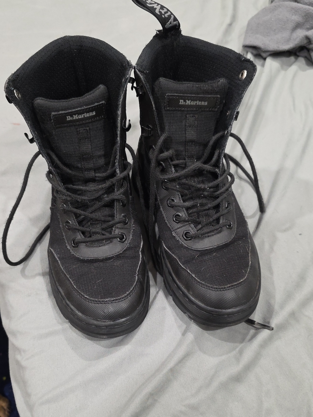 Dr. Martens Black High-Top Lace-Up Boots